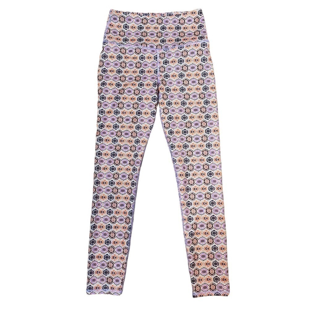 Anthropologie Daily Practice High-Waisted Patterned Leggings XS